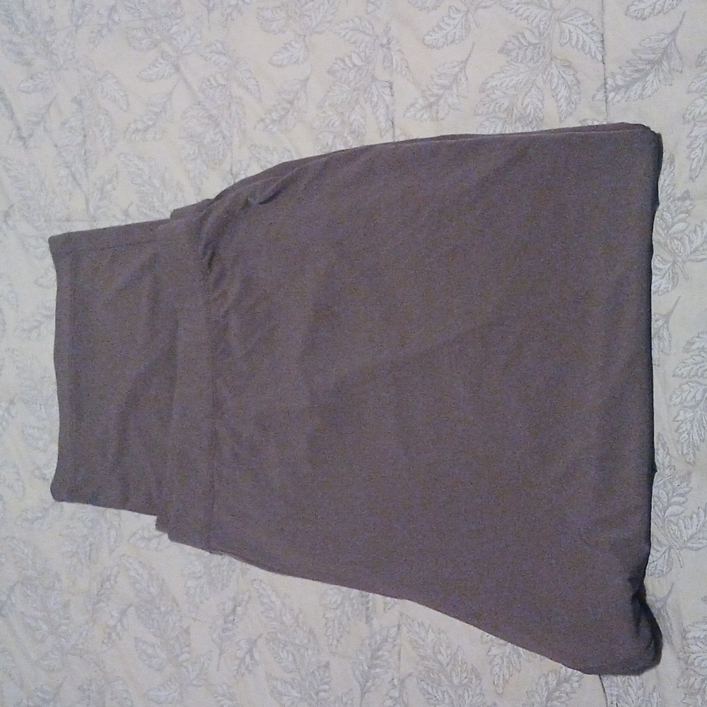 Susan Graver Charcoal Gray Slinky Long Pants Size 2XP